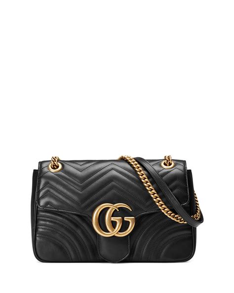 gucci marmont medium black